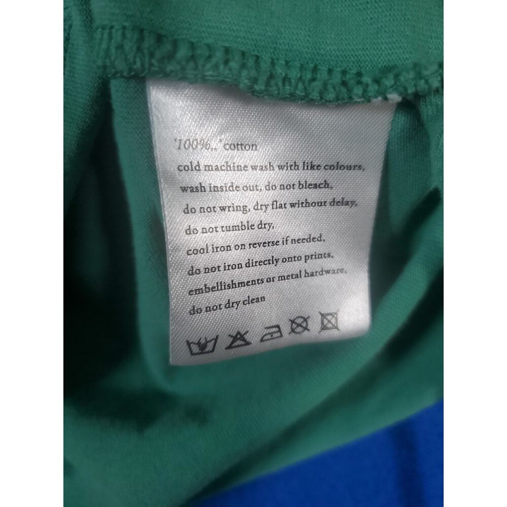 Ksubi Mens Graphic T-Shirt Mens Size Medium Teal Green Streetwear - Picture 12 of 16